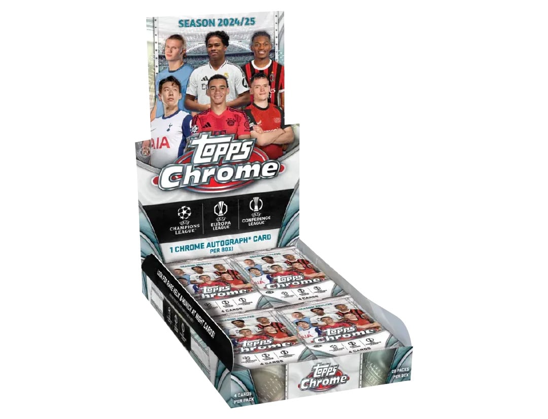 2024/25 Topps Chrome UEFA Club Competitions Box