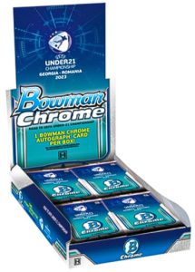 Topps 2022 Bowman Chrome Road to UEFA Under-21 European Championship Collection Art