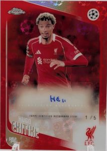 Old Hugo Ekitike Autograph Pre 2026